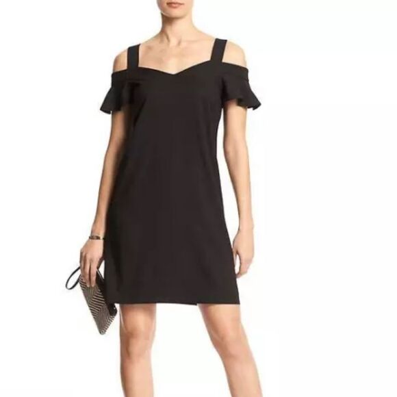 Banana Republic Cold Shoulder Dress - Picture 1 of 4